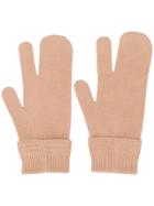 Maison Margiela Three-finger Glove - Neutrals