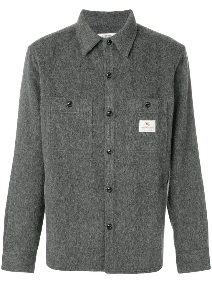 Neighborhood Logo Patch Pocket Shirt - Grey