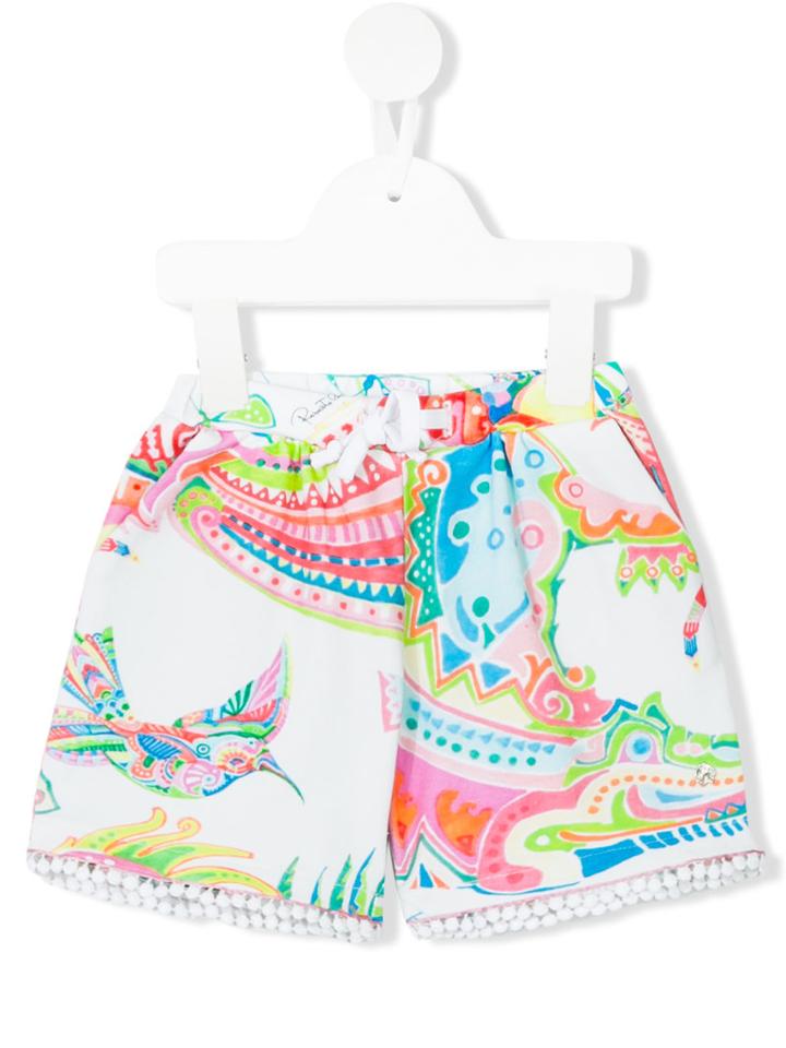 Roberto Cavalli Kids - Printed Casual Shorts - Kids - Cotton/spandex/elastane - 12 Mth
