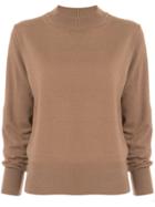 Le Ciel Bleu Knitted Top - Brown