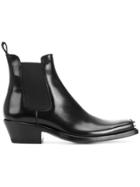 Calvin Klein 205w39nyc Chelsea Boots With Toe Cap - Black
