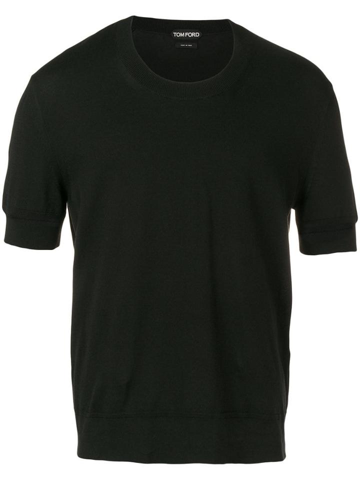 Tom Ford Knitted T-shirt - Black