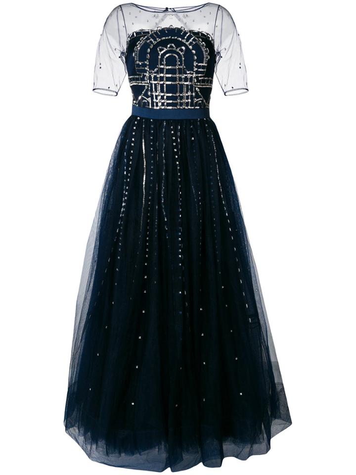 Temperley London Cannes Dress - Blue
