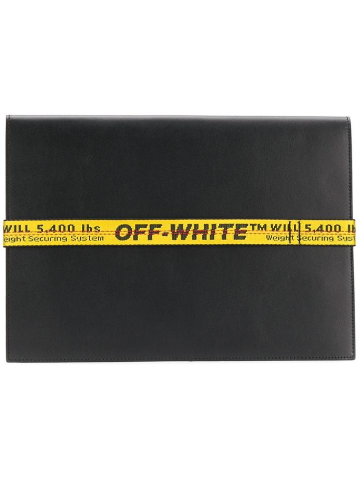 Off-white Bifold Cardholder - Black
