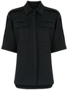 Gloria Coelho Short Sleeved Shirt - Black