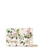 Dolce & Gabbana Lily Print Wallet Bag - Pink