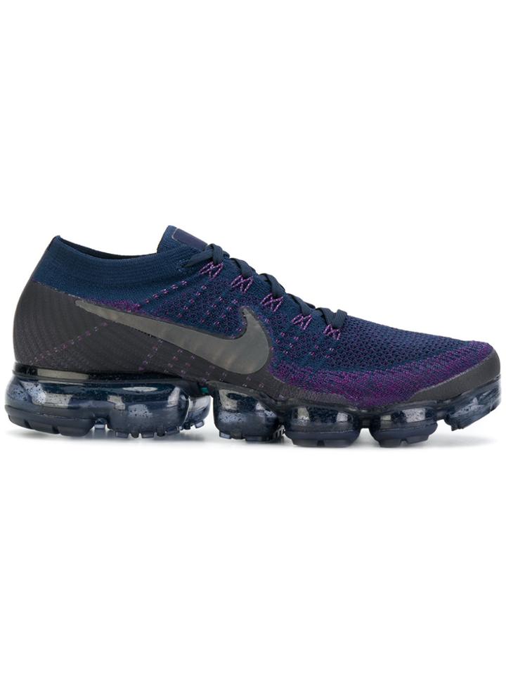 Nike Air Vapormax Flyknit Running Sneakers - Blue