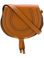 Chloé Fold Over Shoulder Bag - Brown