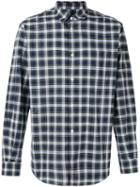 Très Bien - Classic Checked Shirt - Men - Cotton - 48, Blue, Cotton