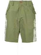 Kolor Beacon Printed Denim Shorts - Green