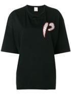 Pinko Strass Embellished T-shirt - Black