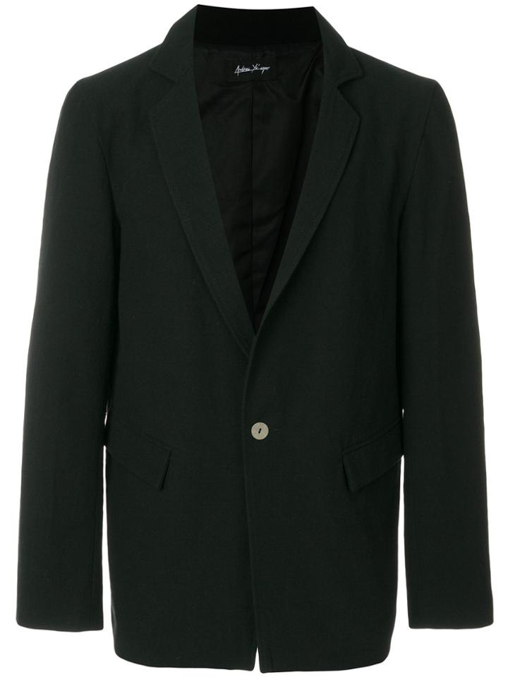 Andrea Ya'aqov Single-button Jacket - Black