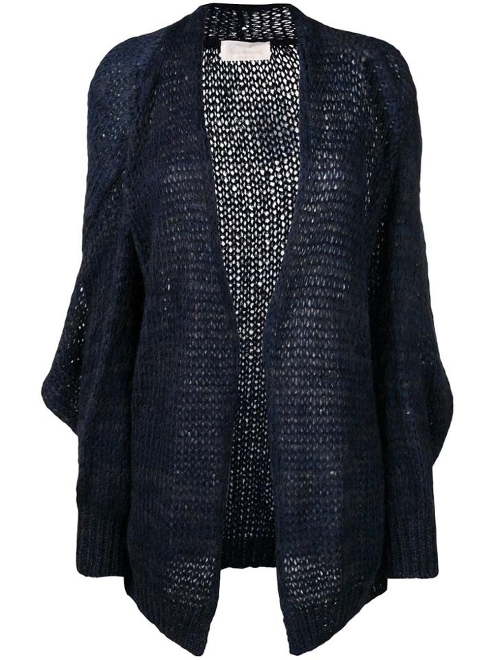 Chiara Bertani Loose Knit Cardigan - Blue