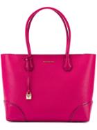 Michael Michael Kors Mercer Gallery Medium Logo Tote - Pink & Purple