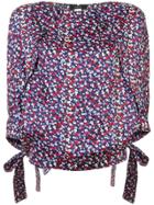 Derek Lam Raglan Blouse With Cuff Ties - Blue