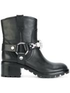Marc Jacobs Campbell Embellished Boots - Black