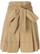 Alexander Mcqueen High-waisted Shorts - Nude & Neutrals