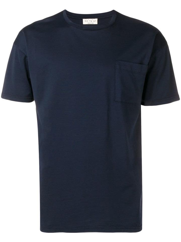 Ma'ry'ya Front Pocket T-shirt - Blue