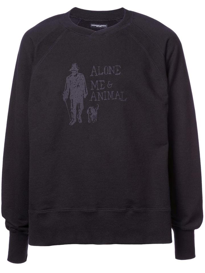 Engineered Garments Alone, Me & Animal Sweatshirt - Black