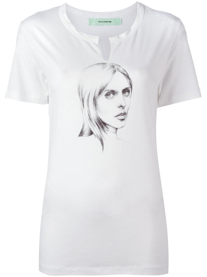 Off-white Till Death T-shirt, Size: Large, White, Lyocell/cotton