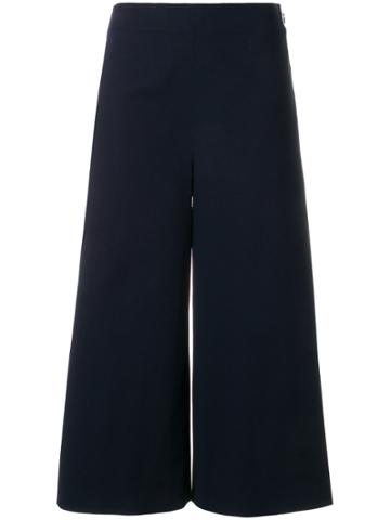 Mantu Cropped Culotte Trousers - Blue