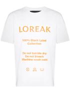 Loreak Label Print T-shirt - White
