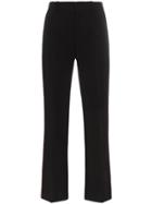 Gucci Contrast Stripe Bootcut Trousers - Black