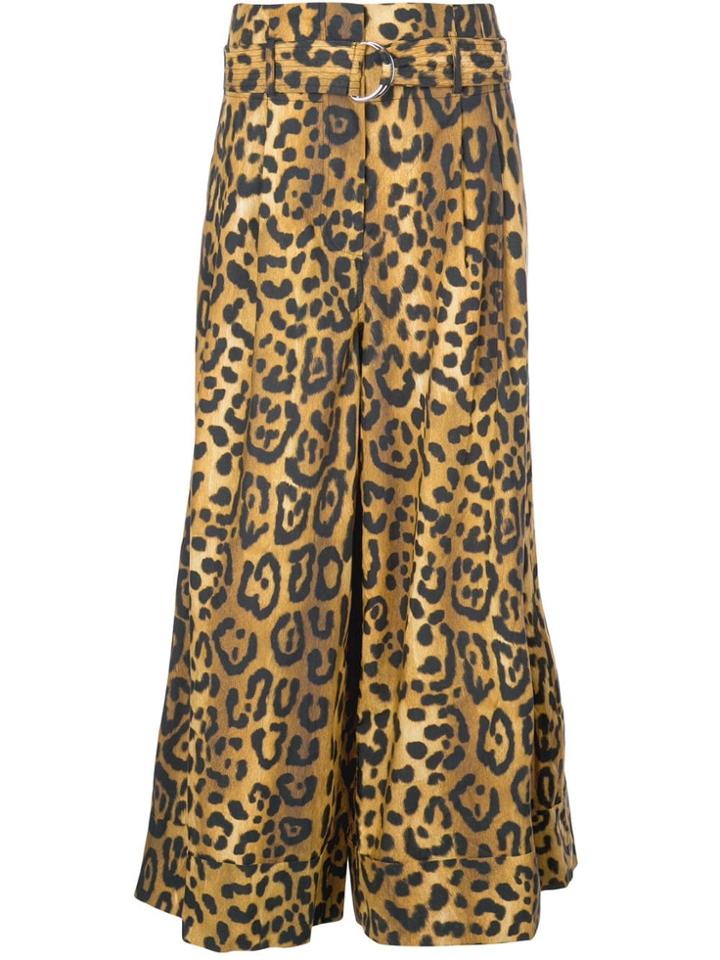 Adam Lippes Wide-leg Poplin Culottes - Black