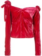 Magda Butrym Leticia Blouse - Red