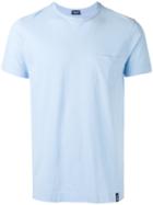 Drumohr Chest Pocket T-shirt, Men's, Size: Small, Blue, Cotton