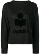 Isabel Marant Étoile Tone On Tone Logo Jumper - Black