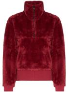 Varley Varley Duray Fx Fur Zip Hn Swt - Red