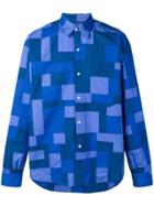 Jacquemus Colour Block Print Shirt - Blue
