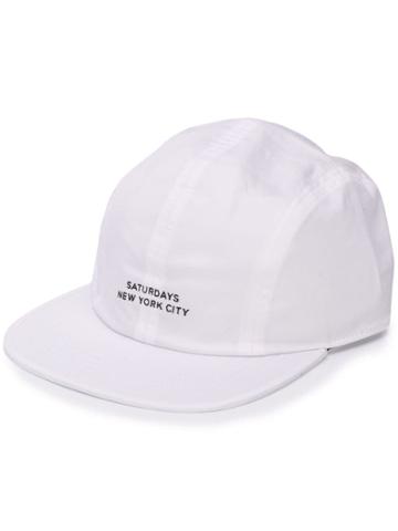 Saturdays Nyc Logo Cap - White