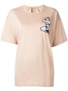 No21 Beaded Pin-up T-shirt - Nude & Neutrals