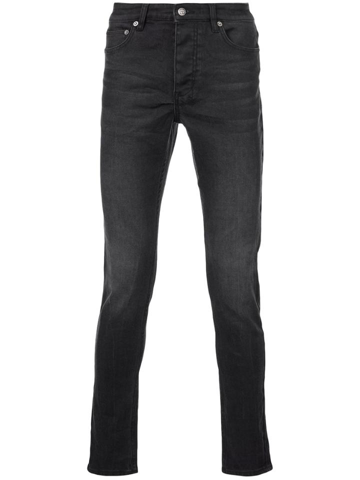 Ksubi Faded Slim Fit Jeans - Black