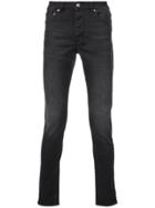 Ksubi Faded Slim Fit Jeans - Black