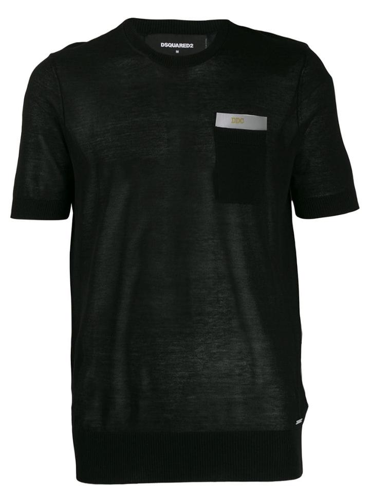 Dsquared2 Logo Crew Neck T-shirt - Black