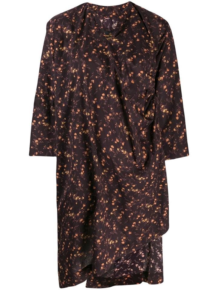 Vivienne Westwood Anglomania 'mini Kaftan Dress' - Brown