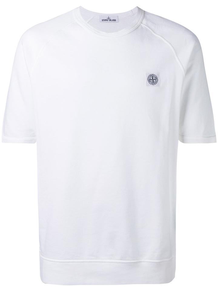 Stone Island - Small Logo T-shirt - Men - Cotton - S, White, Cotton