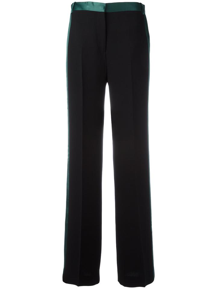 Victoria Victoria Beckham - High-rise Tailored Trousers - Women - Silk/polyester/viscose - 10, Black, Silk/polyester/viscose
