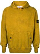 Palace X Stone Island Hooded Sweatshirt - Yellow