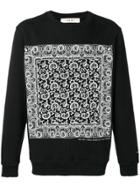 Damir Doma Printed Crewneck Sweatshirt - Black