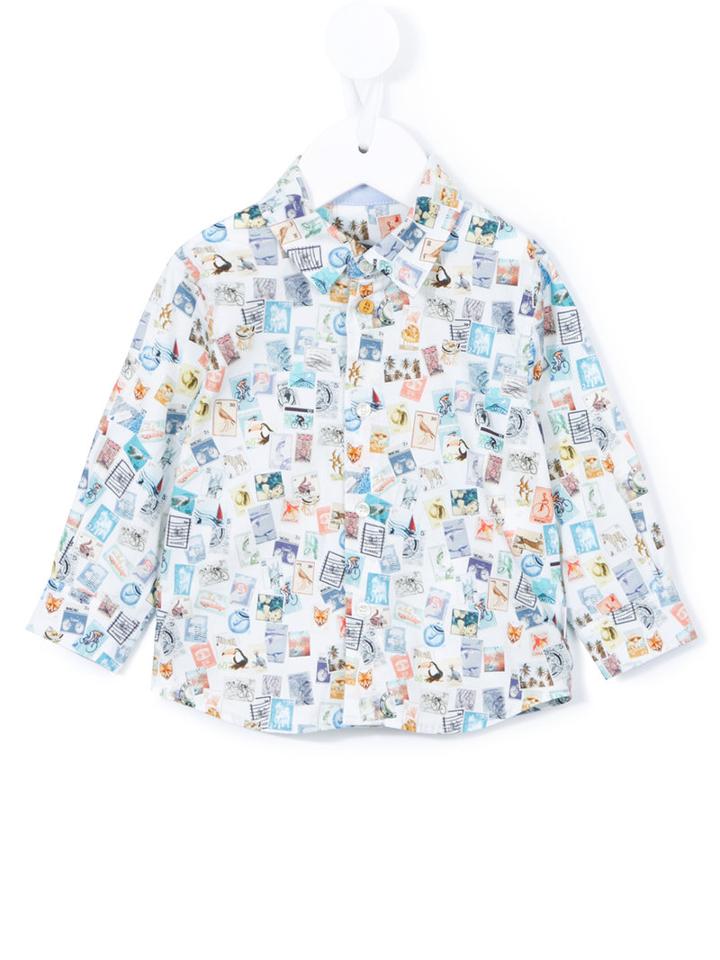 Paul Smith Junior - Printed Shirt - Kids - Cotton/spandex/elastane - 6 Mth, Infant Boy's
