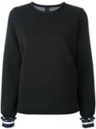 Mother Of Pearl Crew Neck Sweatshirt, Women's, Size: Xs, Black, Cotton/modal
