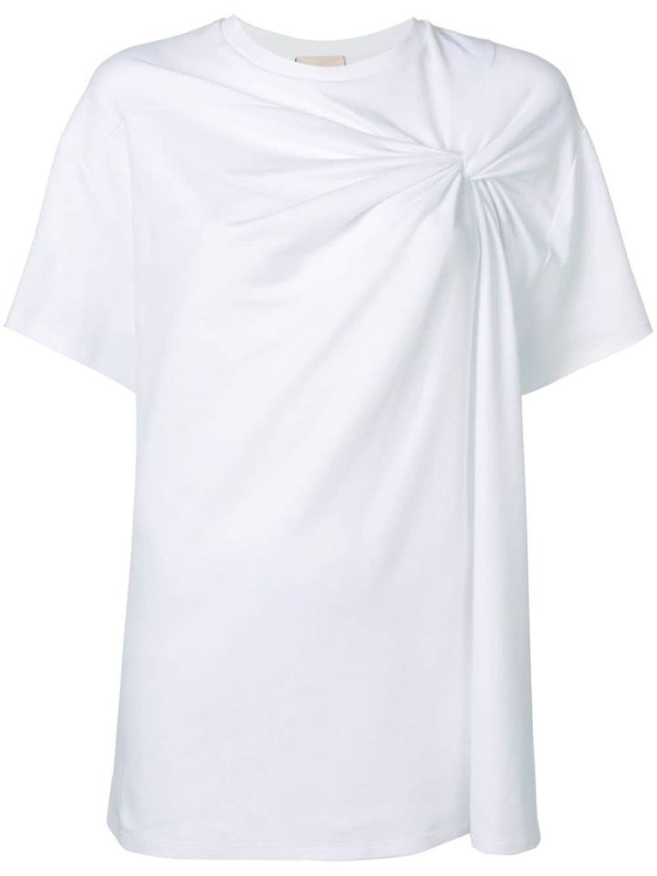 Erika Cavallini Knot Detail T-shirt - White