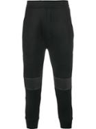 Neil Barrett 'moto' Biker Style Track Pants, Men's, Size: Xl, Black, Viscose/spandex/elastane/polyurethane/cotton