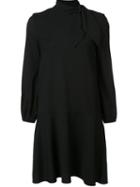 Les Copains Pussy-bow Neck Dress