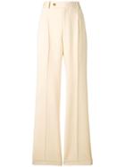 Gucci Wide Leg Tailored Trousers - Nude & Neutrals