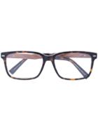 Ermenegildo Zegna - Tortoiseshell Optical Glasses - Men - Wood/acetate - 58, Black, Wood/acetate